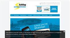 Desktop Screenshot of lackiererei-schling.de
