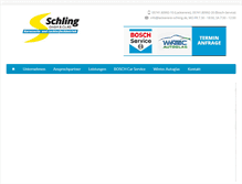 Tablet Screenshot of lackiererei-schling.de